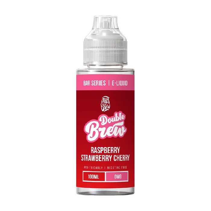 Raspberry Strawberry Cherry Double Brew Bar Series 100ml Shortfill