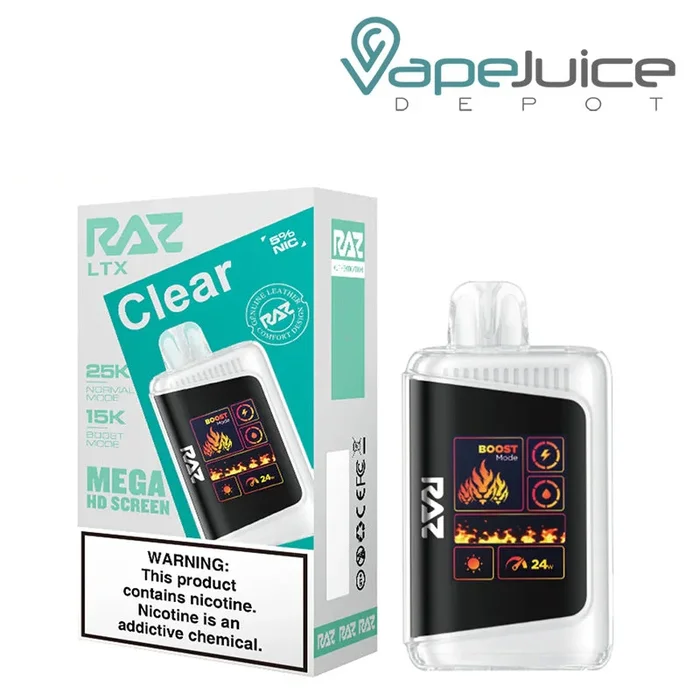 RAZ LTX25000 Clear Disposable
