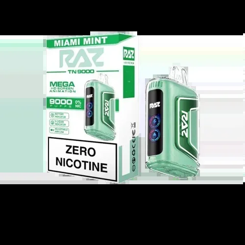 RAZ TN9000 0% Zero Nicotine Disposable Vape