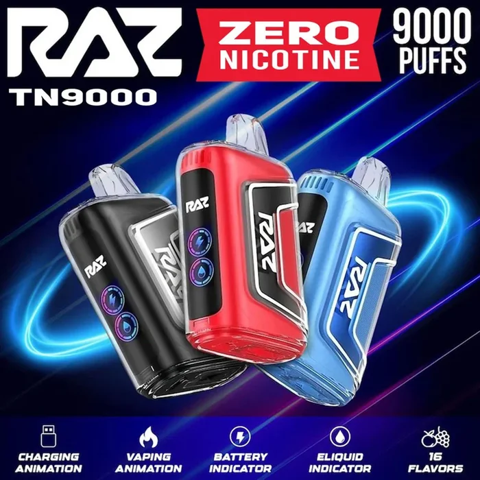RAZ ZERO Nicotine Vape TN9000