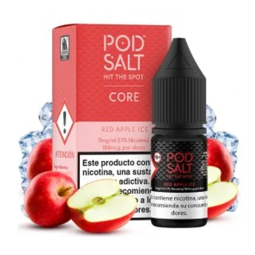 Red Apple Ice 10ml (Sales de nicotina) (Pod Salt Core)