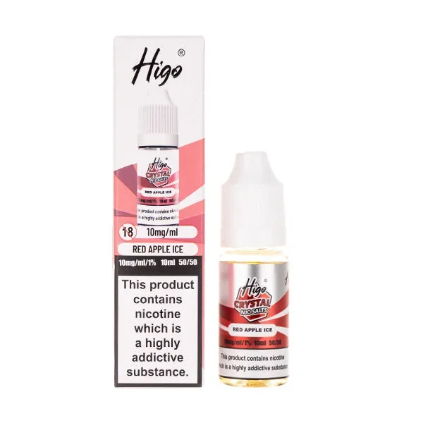 Red Apple Ice Crystal Nic Salt E-liquid by Higo