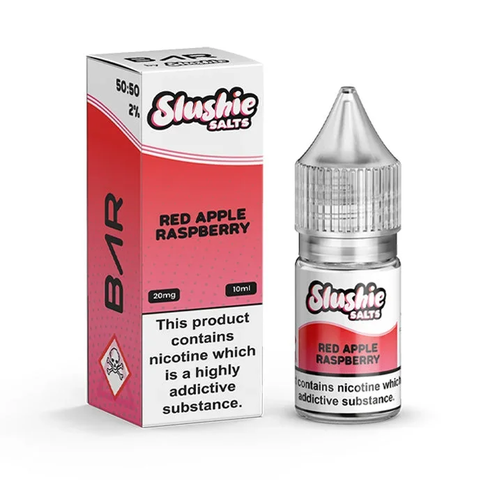 Red Apple Raspberry Nic Salt E-Liquid by Slushie Salts BAR