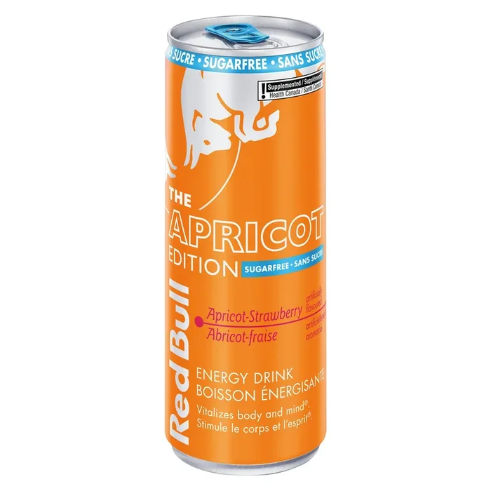 Red Bull Energy Drink Apricot-Strawberry Sugarfree, 250 ml