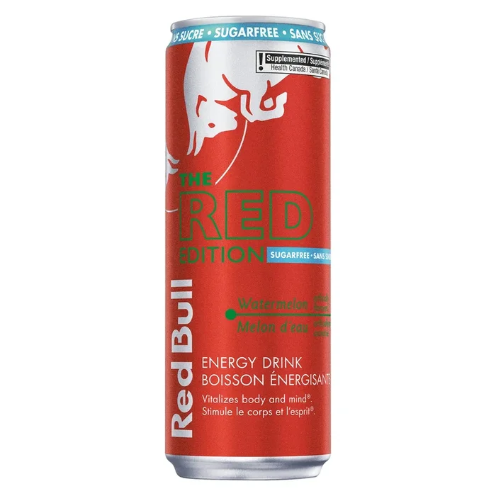 Red Bull Energy Drink Sugarfree Watermelon, 355 ml