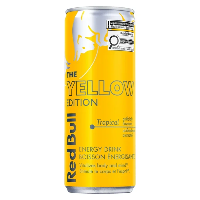 Red Bull The Yellow Edition Tropical Energy Drink, 250-ml