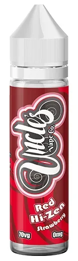 Red Hi-Zen E Liquid by Uncles Vape Co