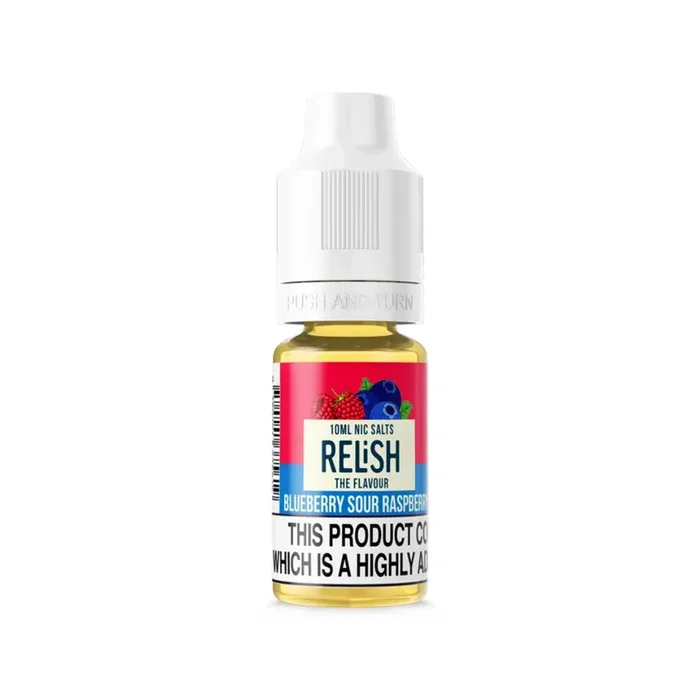 Relish Blueberry Sour Raspberry 10ml Nic Salt
