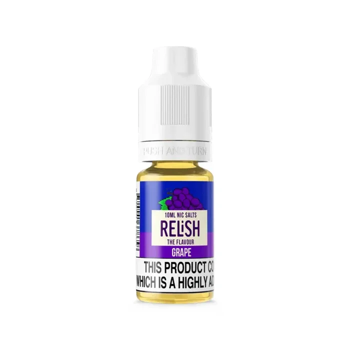 Relish Grape 10ml Nic Salt