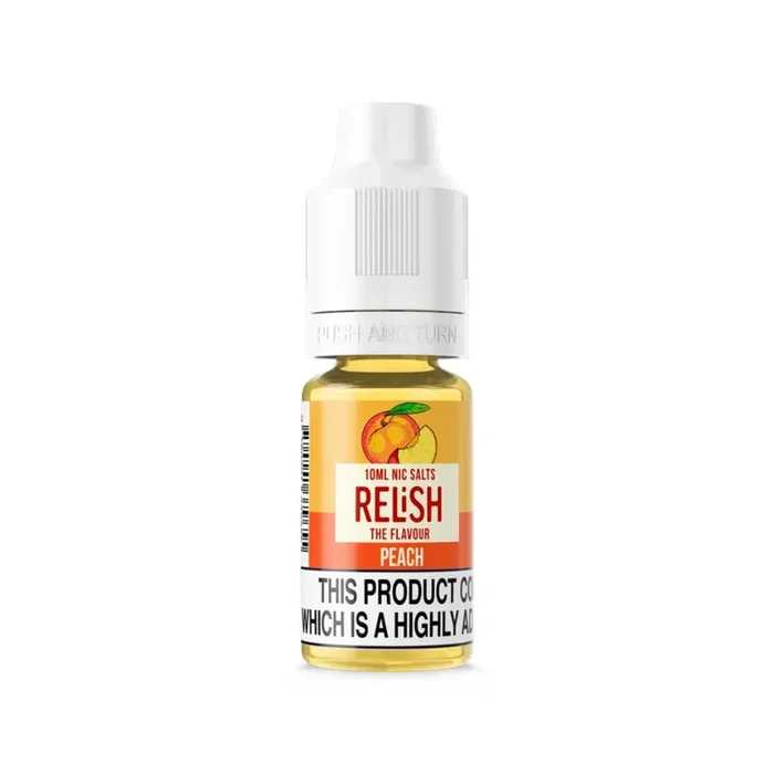 Relish Peach 10ml Nic Salt