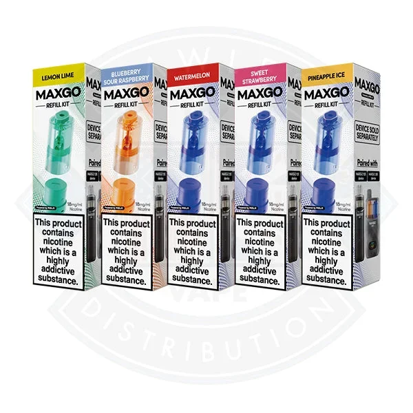 RELX MaxGo 12K and 33K Prefilled Pod