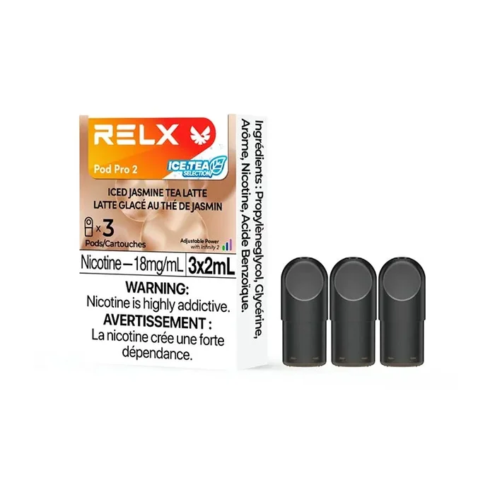 RELX Pod Pro 2 – Iced Jasmine Tea Latte (3 Pack)