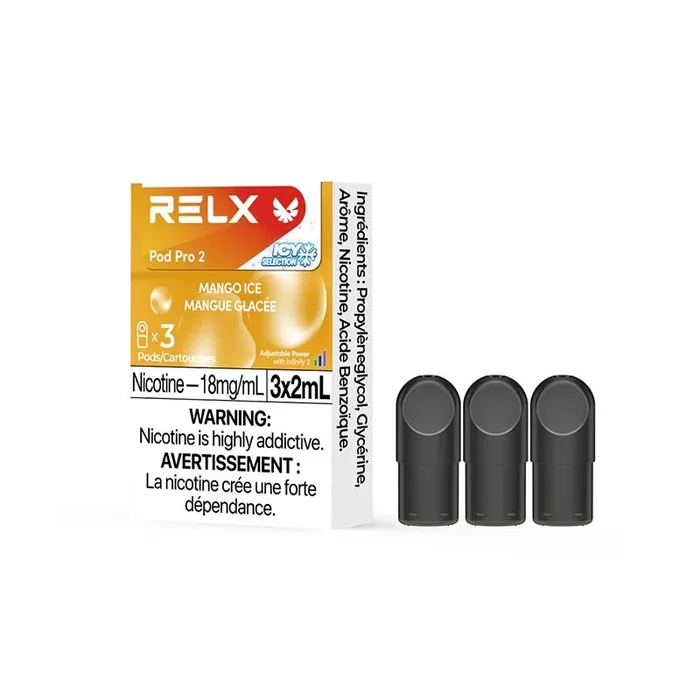 RELX Pod Pro 2 – Mango Ice (3 pack)