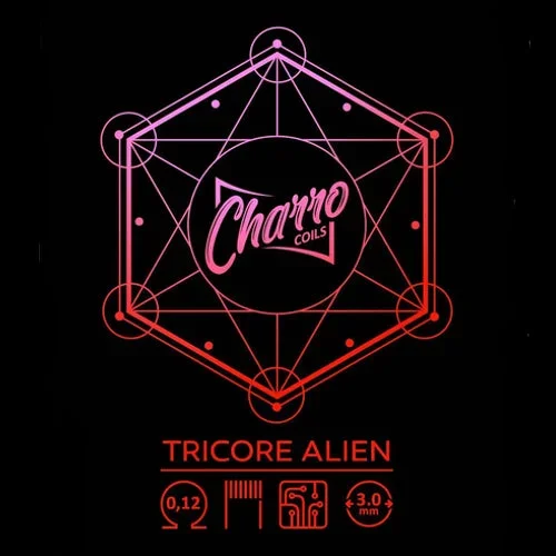 Resistencia Charro Coils Dual Tricore Alien (pack de 2uni)