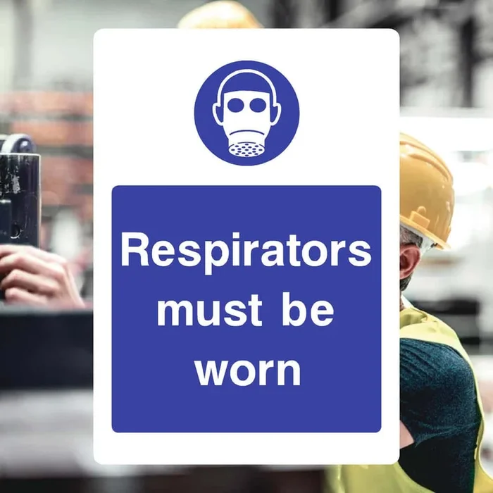Respirator Warning Sign