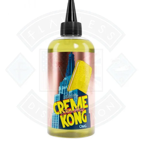 Retro Joes Strawberry Creme Kong E-liquid 0mg 200ml