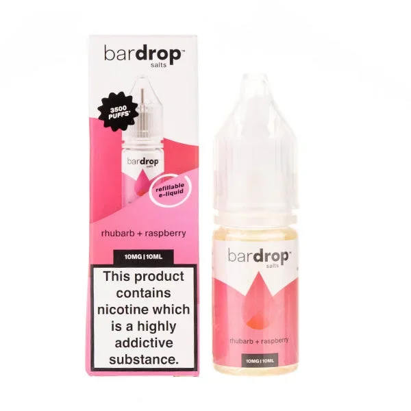 Rhubarb Raspberry Nic Salt E-liquid by Bar Drop