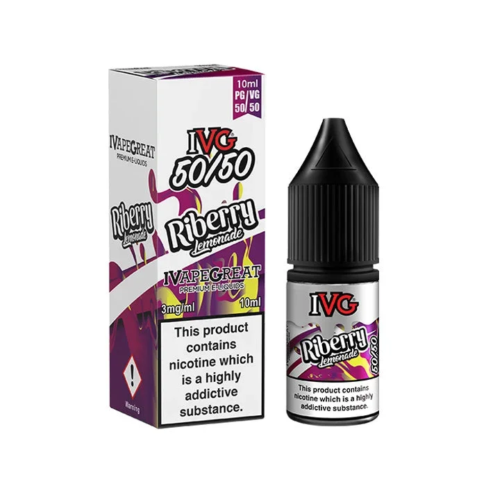 Riberry Lemonade 10ml E-Liquid by IVG 50/50