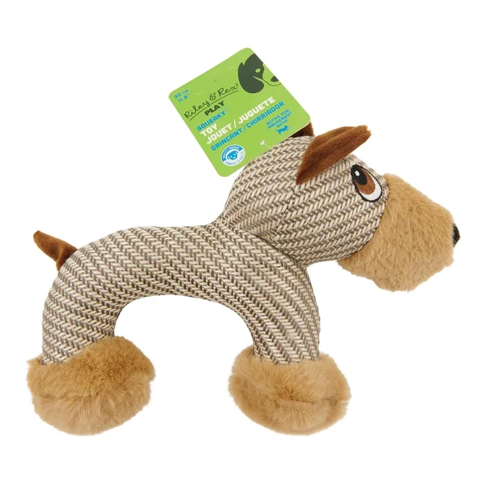Riley & Rex Play Squeaky Dog Toy, Assorted