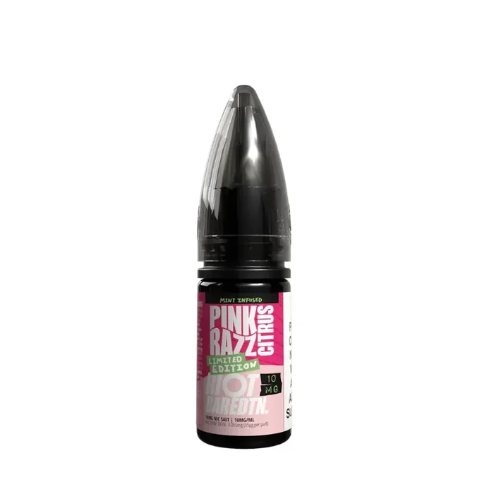 Riot Squad BAR Edition – Limited Edition Pink Razz Citrus 10ml Nic Salt E-liquid