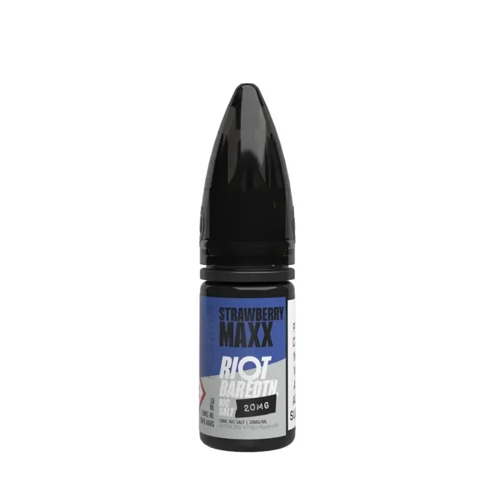 Riot Squad BAR Edition Strawberry Maxx 10ml Nic Salt E-liquid