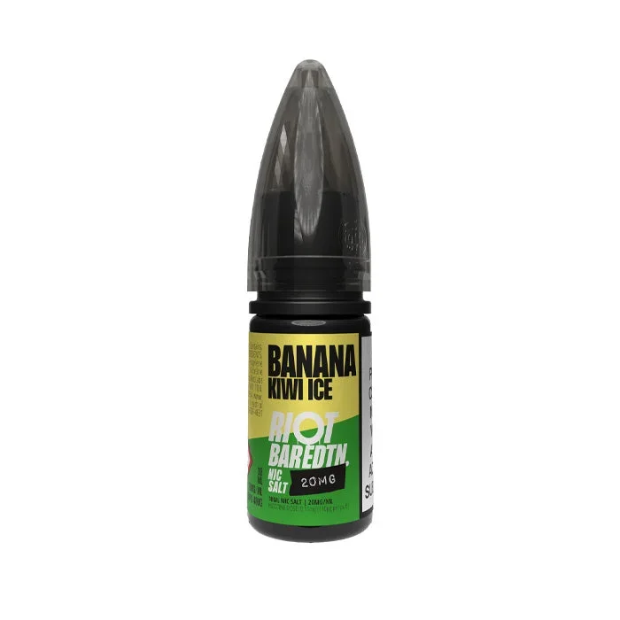 Riot Squad BAR EDTN Banana Kiwi Ice 10ml Nic Salt E-Liquid