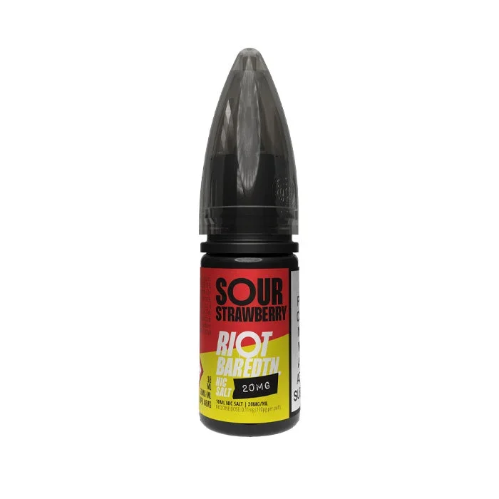 Riot Squad BAR EDTN Sour Strawberry 10ml Nic Salt E-Liquid