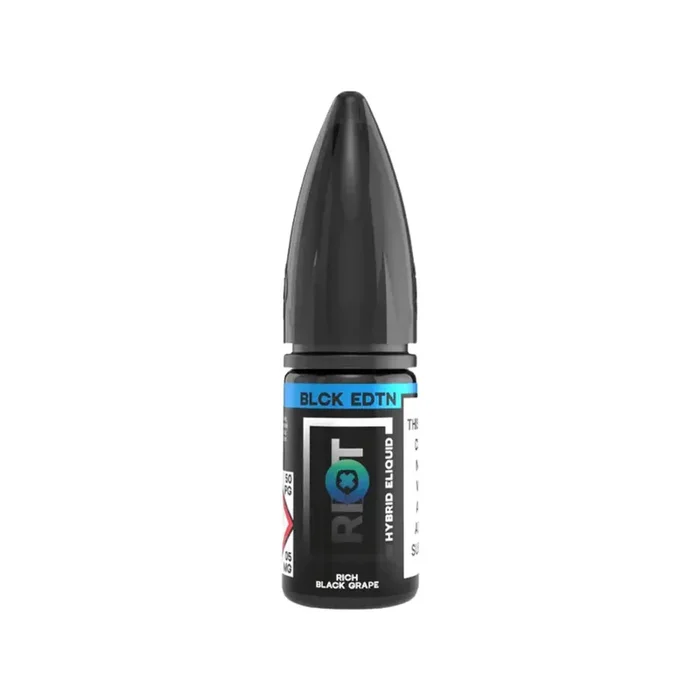 Riot Squad BLACK Edition Rich Black Grape Nic Salt 10ml