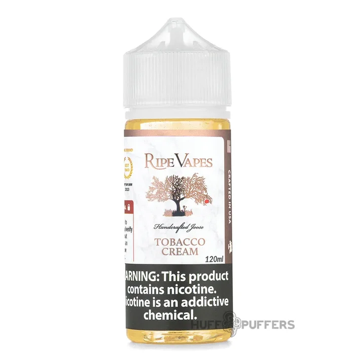 Ripe Vapes – Tobacco Cream 120mL