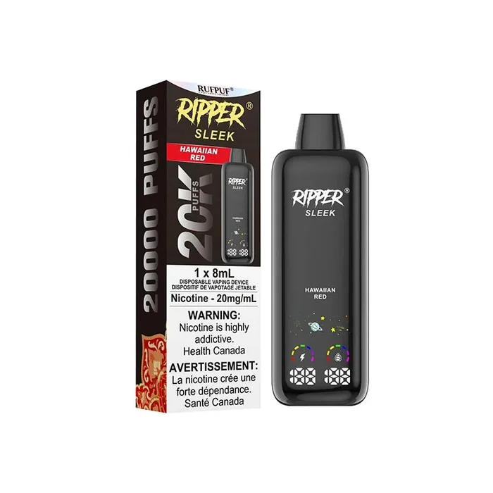 Ripper Sleek 20K Disposable – Hawaiian Red