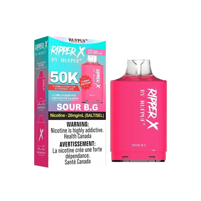 Ripper X Pod by Rufpuf 50K – Sour B.G.