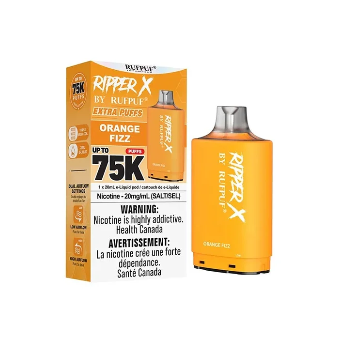 Ripper X Pod by Rufpuf 75K – Orange Fizz (ON)