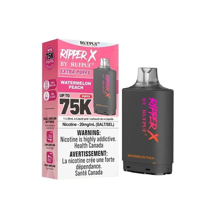 Ripper X Pod by Rufpuf 75K – Watermelon Peach