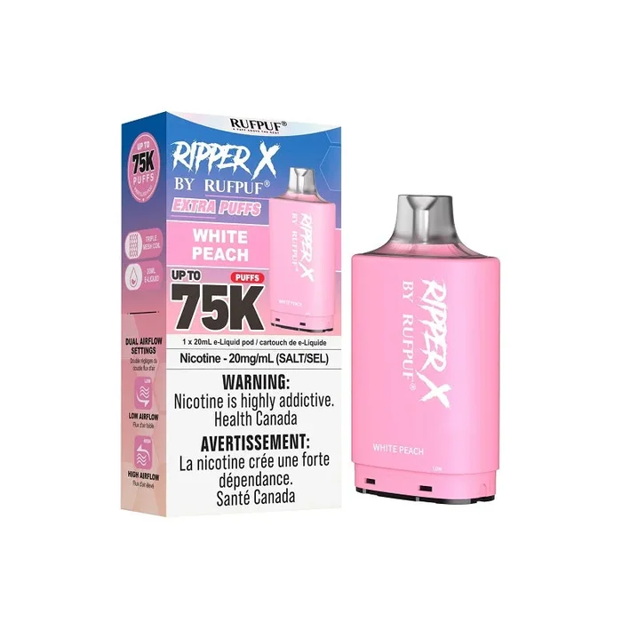 Ripper X Pod by Rufpuf 75K – White Peach