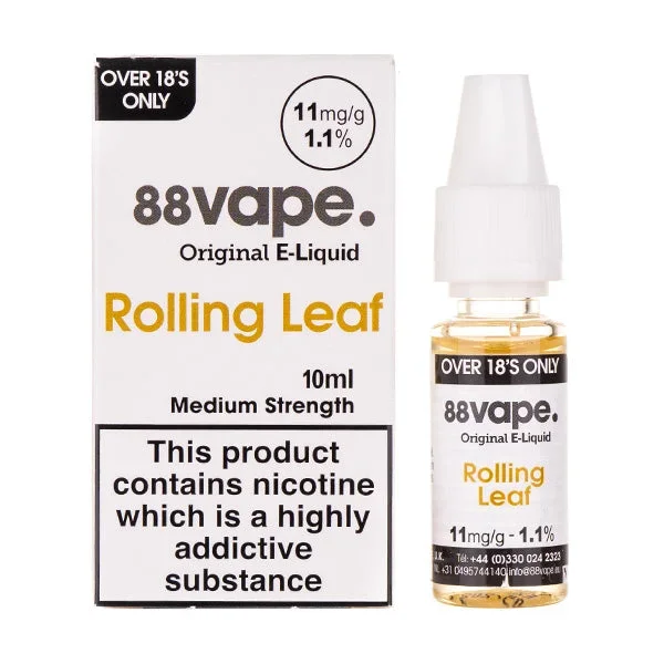 Rolling Leaf 50/50 E-Liquid by 88Vape