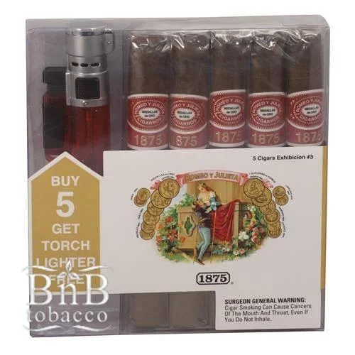 Romeo y Julieta Exhibicion No. 3 Sampler w/ Lighter