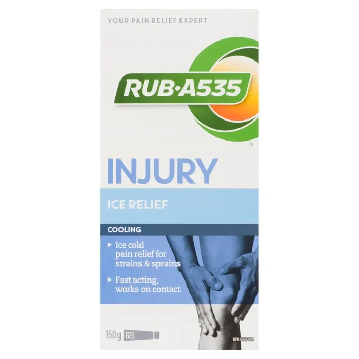Rub A535 Injury Gel Ice Relief, 150-g