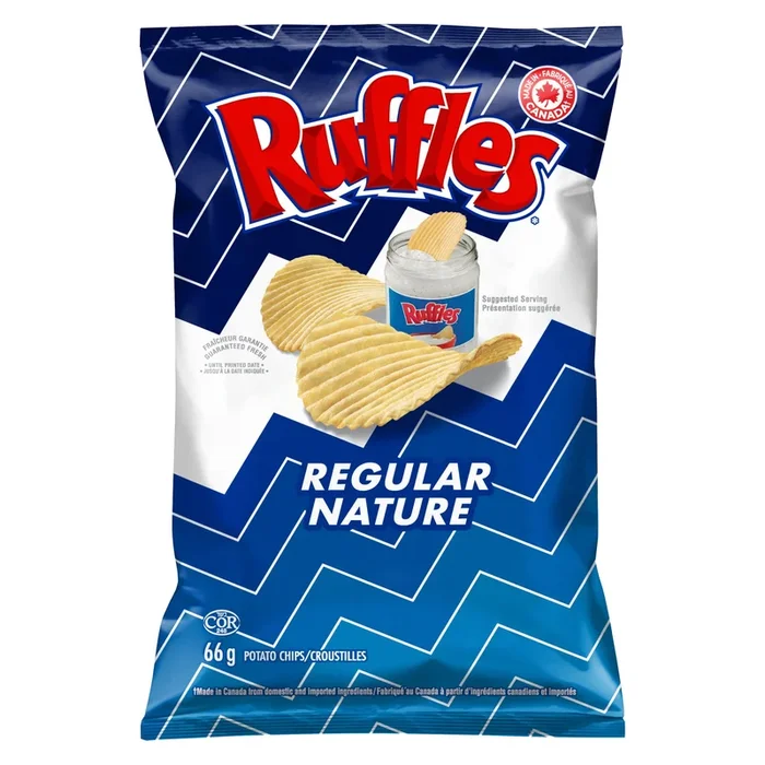 Ruffles Regular Potato Chips, 66-g