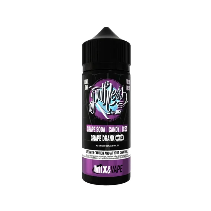 Ruthless Grape Drank On Ice 100ml Shortfill E-liquid
