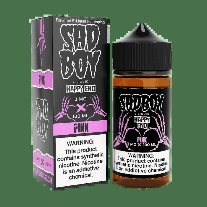 SADBOY E-Liquid – Pink 100ML – Happy End Series