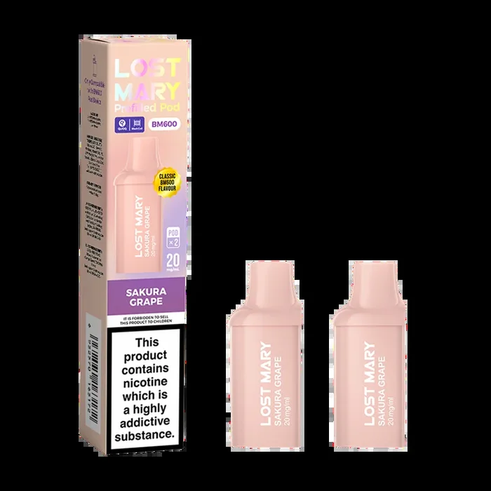 Sakura Grape Lost Mary BM600 Pods