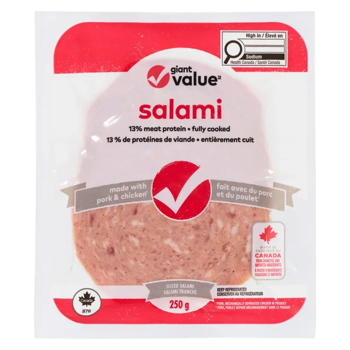 Salami en tranches Giant Value, 250 g