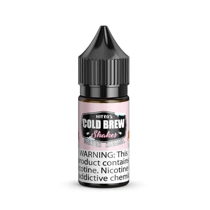 Salted Caramel Salted Blends Nicotine Salt by Nitro’s Cold Brew Shakes