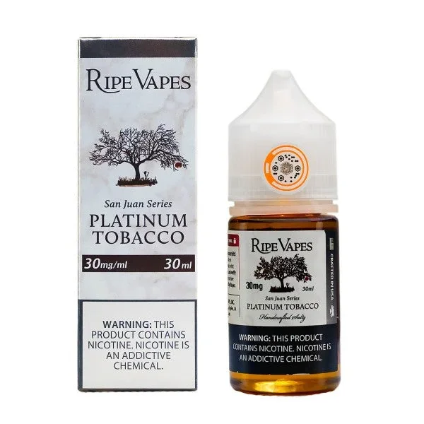 San Juan Platinum Tobacco – Ripe Vapes Salt 30mL