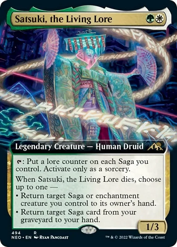 Satsuki, the Living Lore (Extended Art) (494) (NEO)