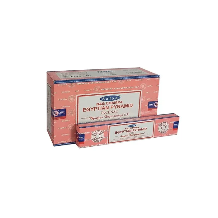 Satya Nag Champa – Egyptian Pyramid Incense Sticks 15g
