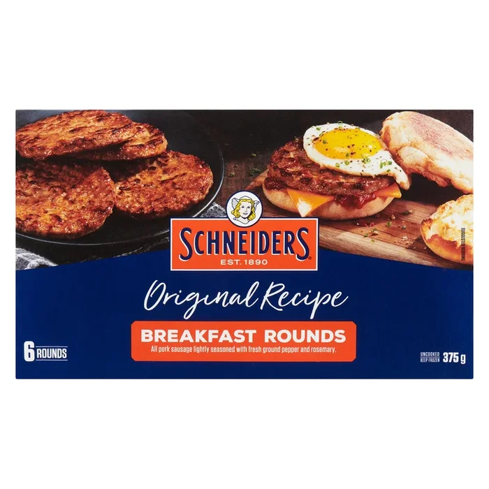 Schneiders Original Recipe Breakfast Rounds, 6-Pack, 375-g