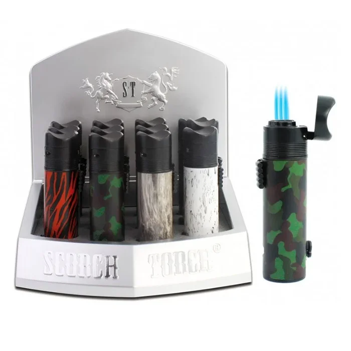 Scorch Torch – 4″ Marble Triple Flame Torch Lighter