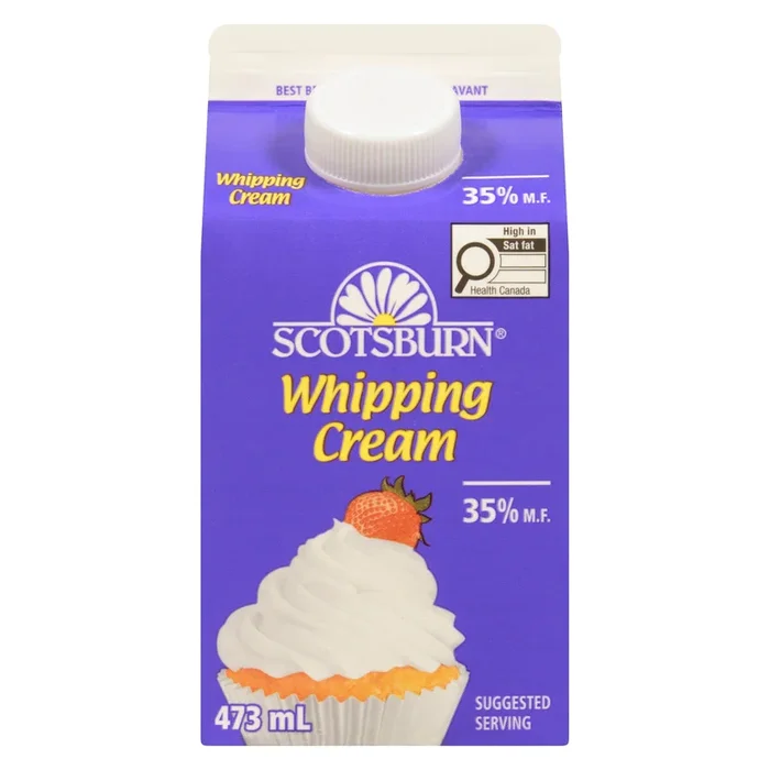 Scotsburn Whipping Cream 35% M.F., 473 ml