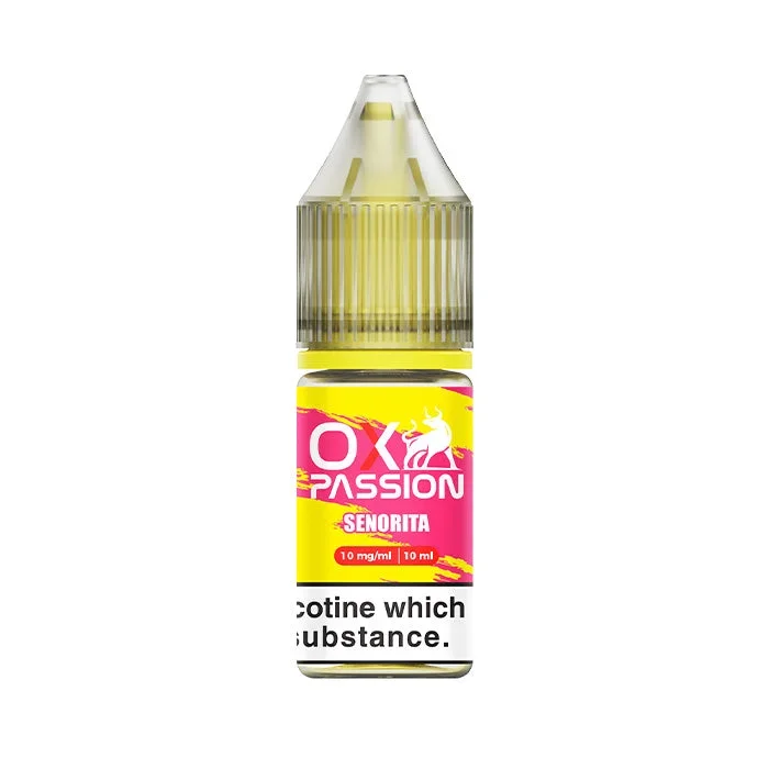 Senorita 10ml Nic Salt E-Liquid by OXVA Ox Passion